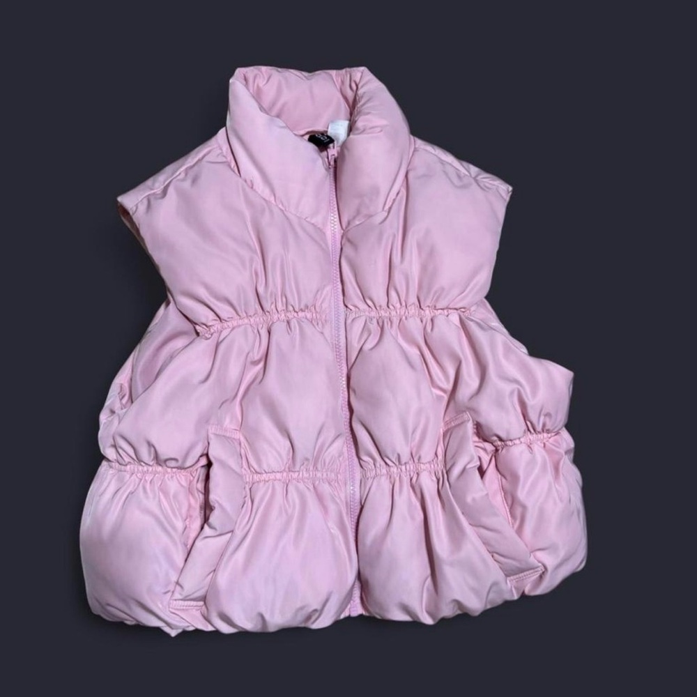 H&M Light Pink Puffer Vest